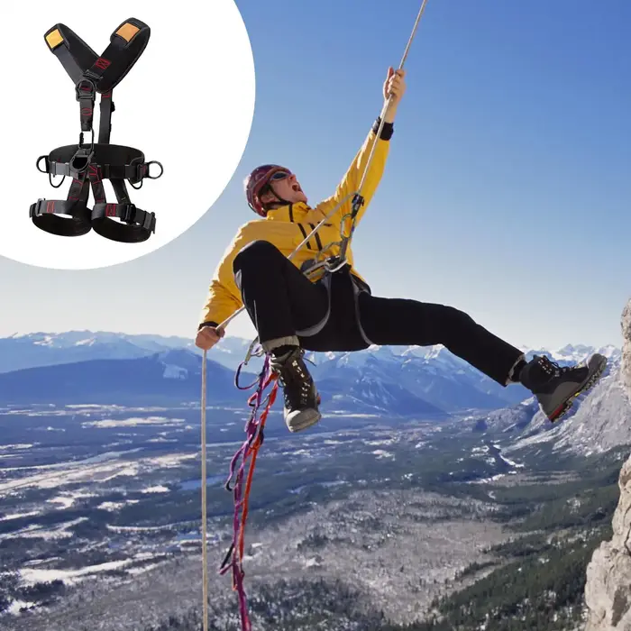 Harnais d'escalade réglable, Protection contre les chutes, harnais de chute détachable pour hommes,