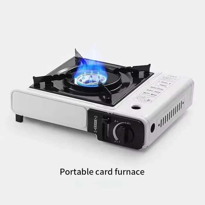 Réchaud à gaz portable, design compact pour fondue, barbecue, camping, cuisine en plein air, réchaud