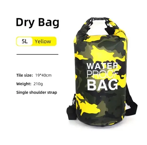 Sac à dos sec de natation en PVC pour femmes et hommes, 10l 15l 20l 30l, étanche, épaule, Kayak, dér