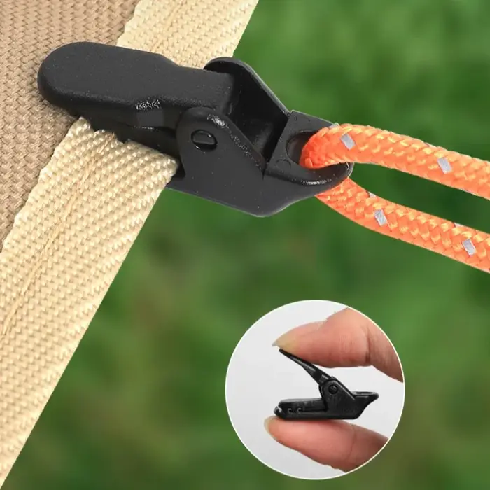 10/20/50pcs Clips de tente robustes pour bâche extérieure