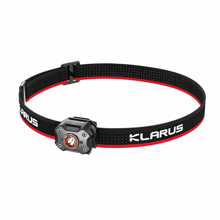Lampe frontale rechargeable KLARUS HM3 670LM USB-C, légère, 4 modes, étanche IPX5, avec clip, pour l
