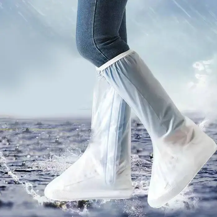 Couvre-chaussures imperméable à tube haut