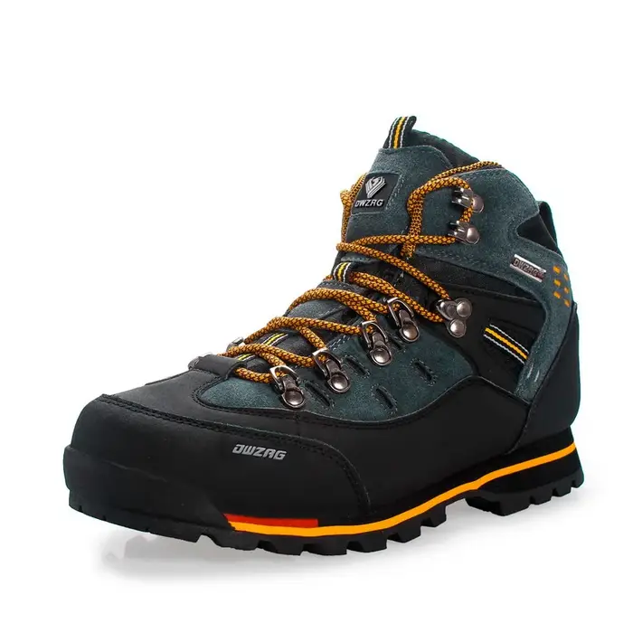 Chaussures d'escalade pour hommes, bottes de randonnée antidérapantes et résistantes à l'usure, conf