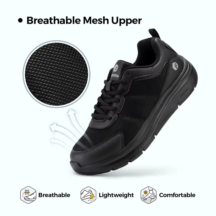 Chaussures de marche élargies 2E pour hommes