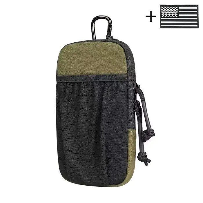 Sac de rangement pour téléphone portable avec boucle de montagne, idéal pour la randonnée en plein air, les trajets quotidiens et les voyages, utilisable comme sac banane portable