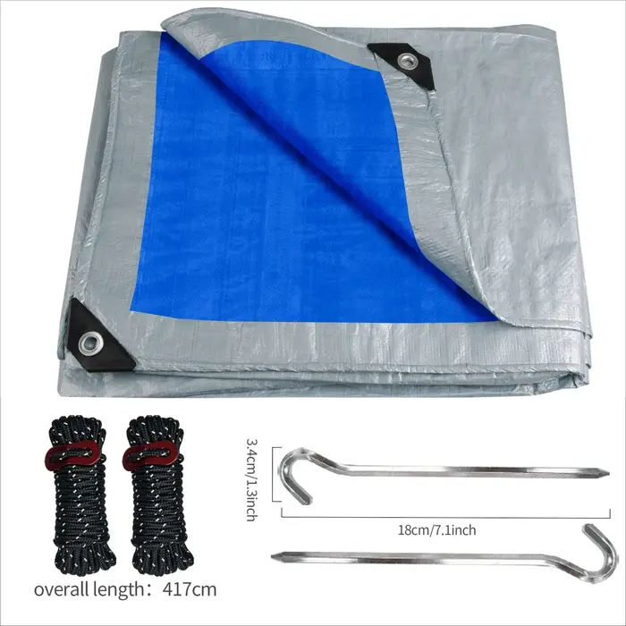 Grande bâche imperméable 5x4m 4x3m 3x3m