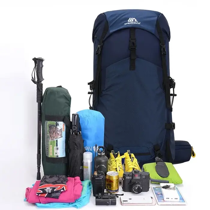 Camping en plein air escalade Trekking sac randonnée sac à dos avec housse de pluie grand Sport équipement organisateur