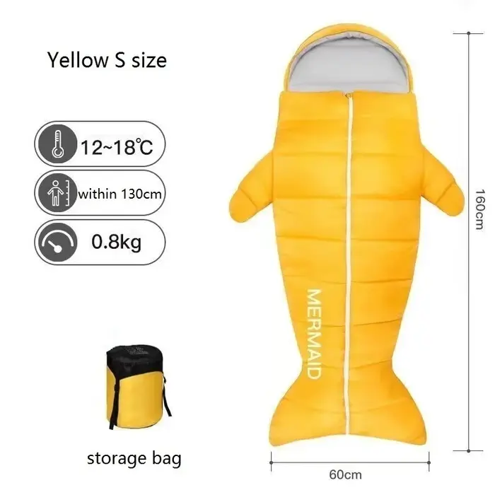 Sac de couchage ultraléger pour le camping, pour enfants et adultes, lit de camping sous vide, acces