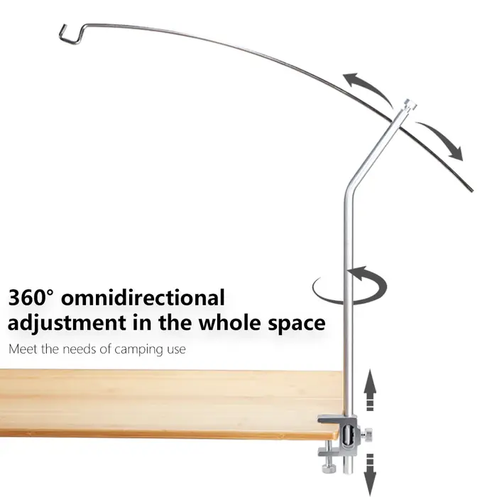 TARKA support de lanterne détachable réglable ultraléger lumière table extérieure Portable