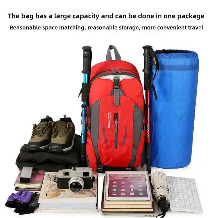 Sac à dos d'extérieur pour hommes, grande capacité, léger, décontracté, randonnée, sport, étanche, voyage, alpinisme