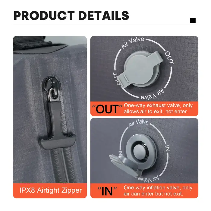 Sac de compression sous vide étanche