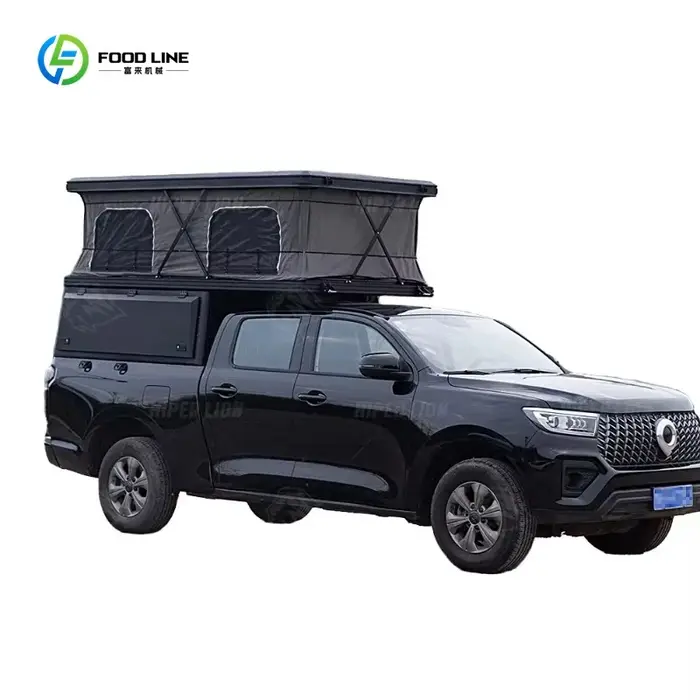 Tente de toit pour pick-up, toit rigide en aluminium, avec auvent, pour Ford, camping tout-terrain,