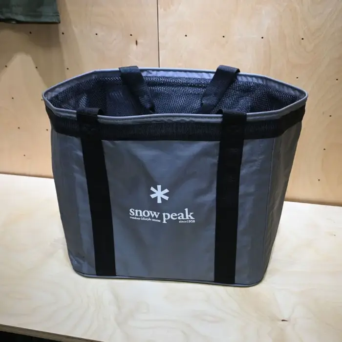 Sac de rangement pour équipement de camping en plein air Snow Peak, grande capacité, pliable, sac à main portable, organisateur, sac de pique-nique, sac de voyage, sac de randonnée, sac pour ustensile