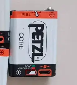 1 batterie pour lampe frontale française Petzl Actik Core 600, 1250mah, 3.6V