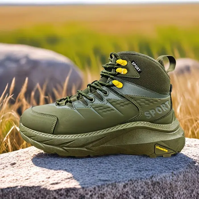 Nouvelles bottes de randonnée montantes pour hommes 2026 – Baskets d'extérieur antidérapantes à seme