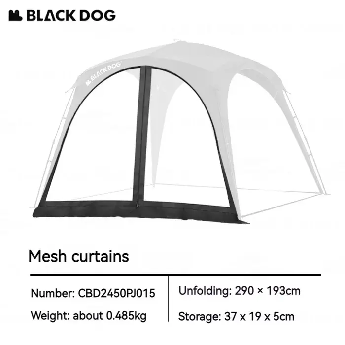 Tente dôme BLACKDOG, auvent, abri solaire, imperméable, UPF100+, ouverture rapide, fixation, protect