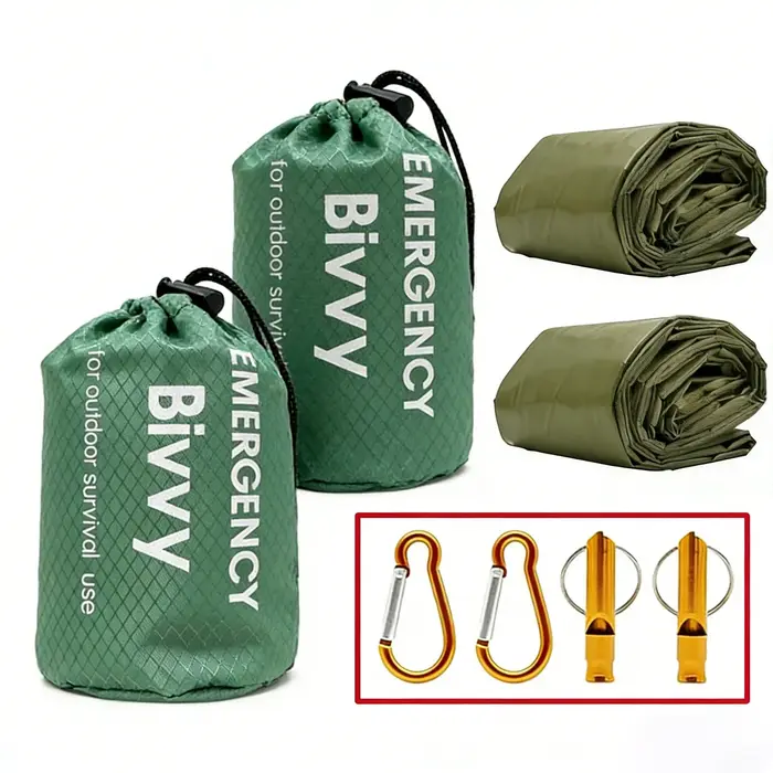 Sac de couchage de survie d'urgence portable