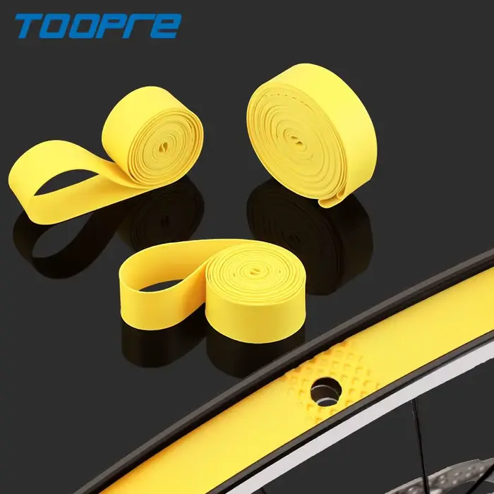 TOOPRE1 paire 2 pièces Tube de vélo Premium PVC jante bandes bandes vtt vélo de route pliant pneu re