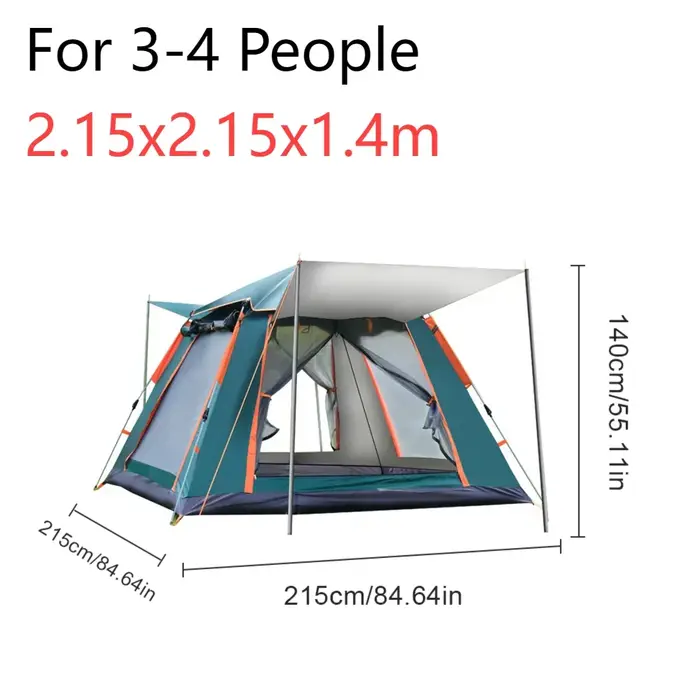 Tente de camping à une touche avec CAN Amendements