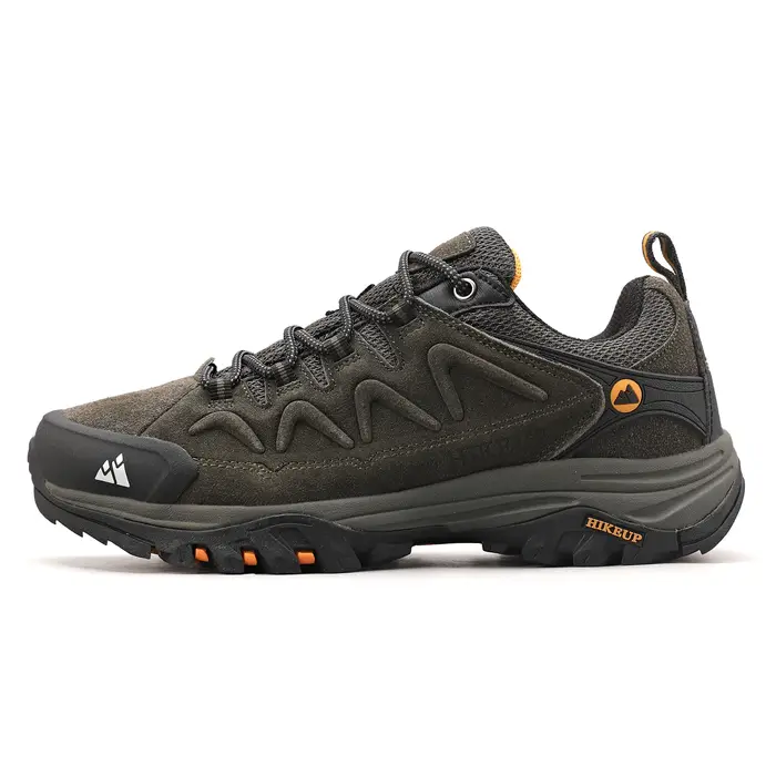 HIKEUP-Chaussures de Randonnée en Cuir pour Homme, Baskets de Trekking Touristique, d'Escalade, de J