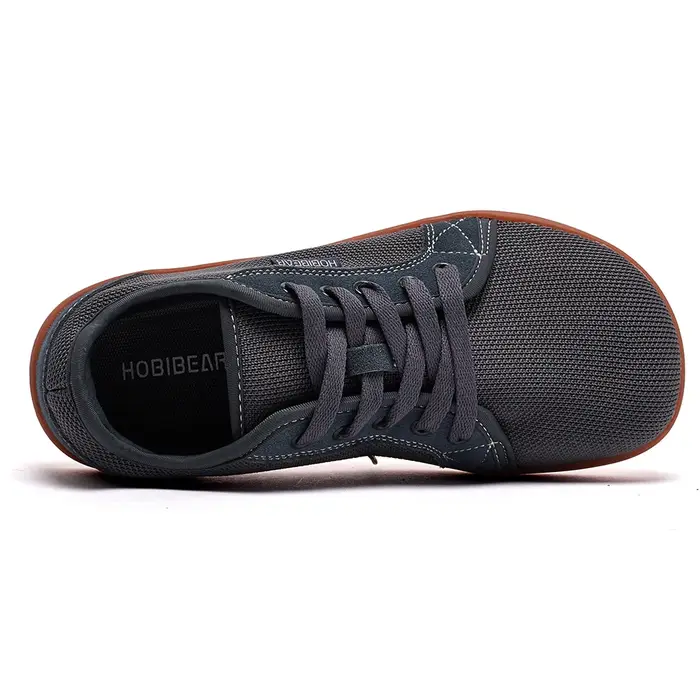 HOBIBEAR Chaussures larges pieds nus pour hommes pour course sur sentier unisexe