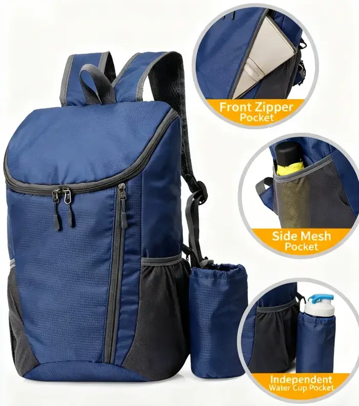 30L pliable ultraléger en plein air alpinisme sac à dos Portable étanche unisexe cyclisme voyage randonnée Camping sac de sport