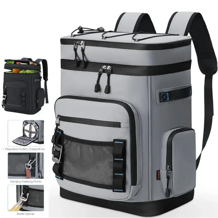 Sac à dos isotherme imperméable de 30 L pour hommes et femmes