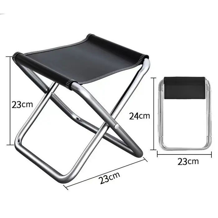 Tabouret de sac à dos pliable, Portable, avec sac de transport, léger, Mini chaise d'extérieur facil