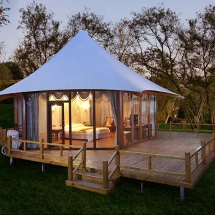 Tente de luxe pour hôtel-resort en plein air