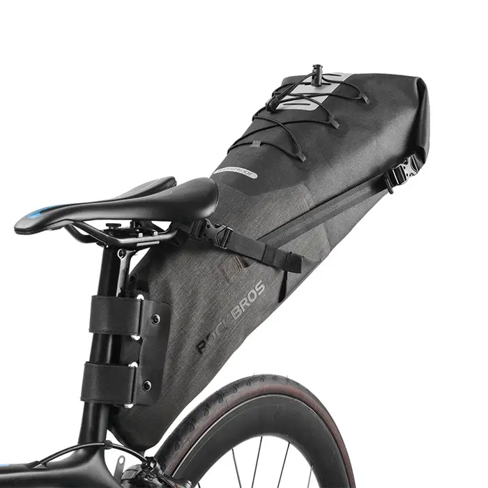 ROCKBROS – sac de vélo réfléchissant imperméable 8 10 14 L, sacoche de selle de grande capacité, sac