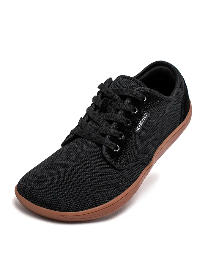HOBIBEAR chaussures pieds nus minimalistes unisexe bout large zéro chute baskets de marche maille ch