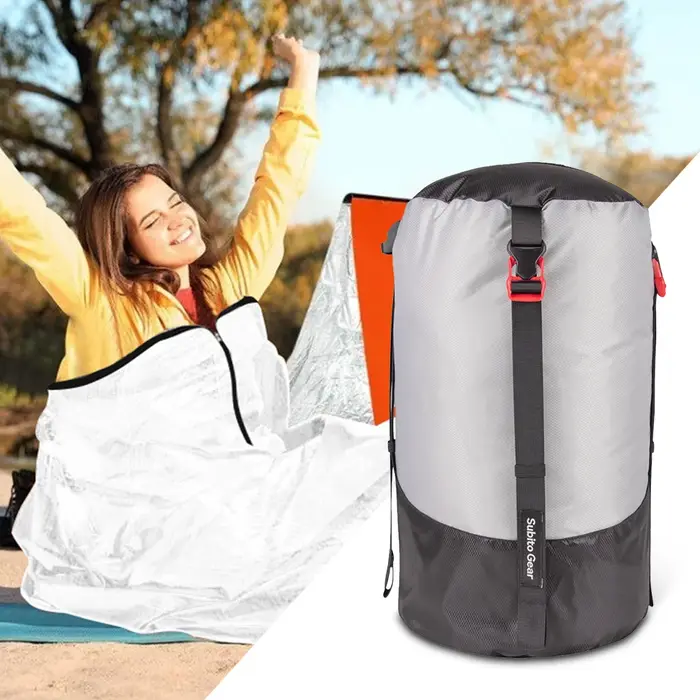 Sac de compression pour sac de couchage de camping 1-25L