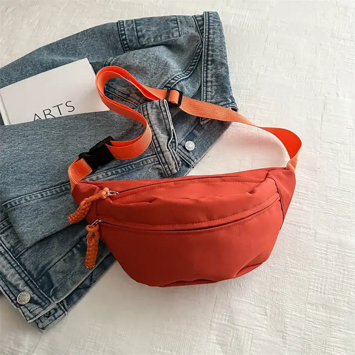 Sacs de taille demi-lune imperméables en tissu Oxford, sacs de ceinture de course, grande capacité, 