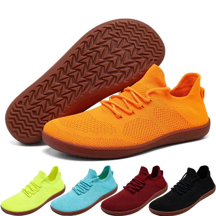 Chaussures de marche pieds nus unisexes, baskets légères et respirantes à bout large, chaussures d'extérieur décontractées et minimalistes