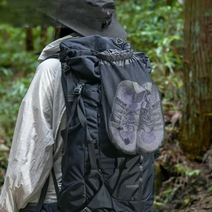 Dyneema Sac de voyage pour chaussures étanche - Pochette de rangement portable anti-poussière pour accessoires de sacs d'extérieur