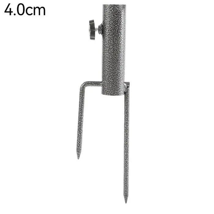 Structure de tente de camping avec piquets de fixation au sol