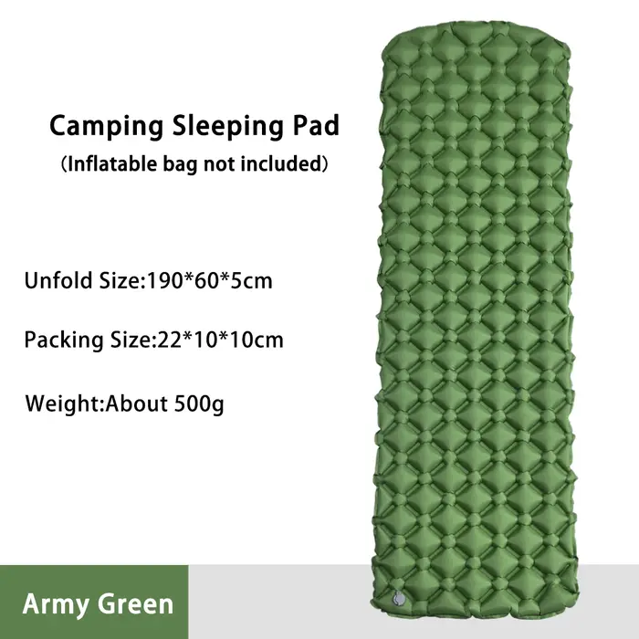 Matelas gonflable de camping pliant