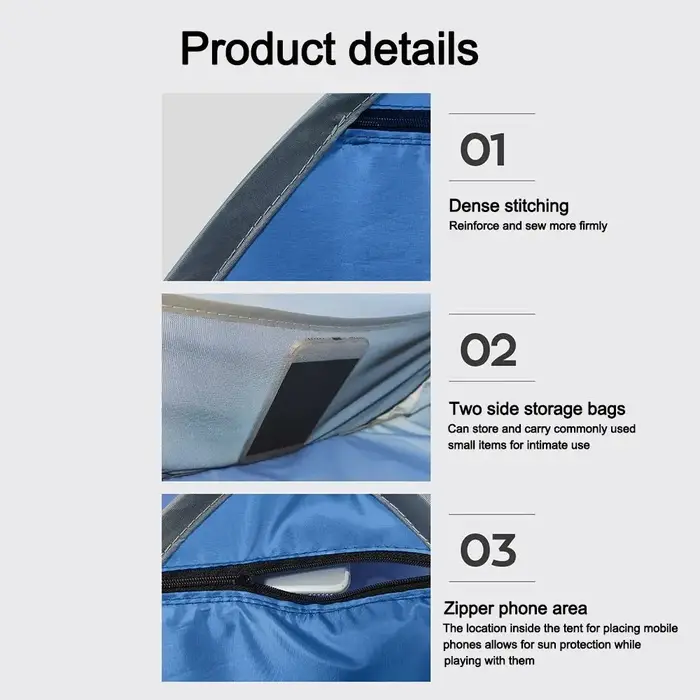 Abri solaire Portable pliable