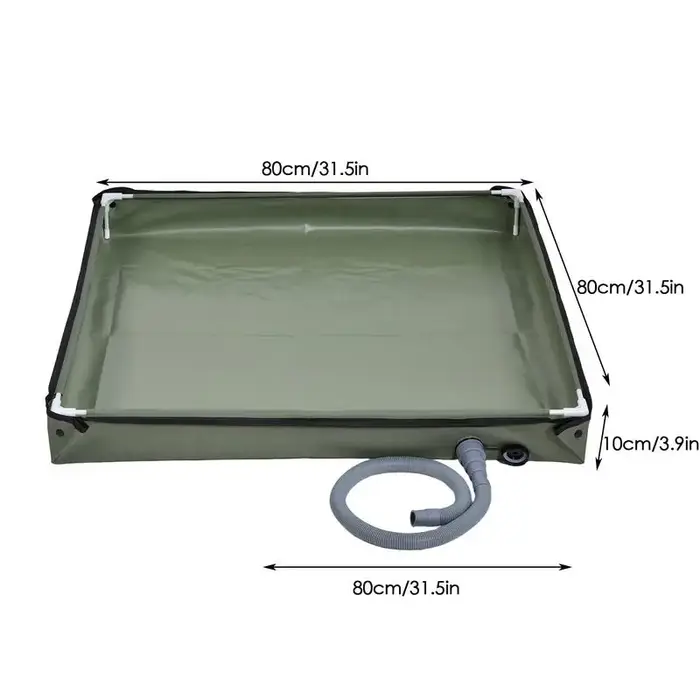 Base de sol de tente de douche pliable