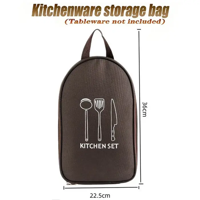 Sac de rangement portable pour ustensiles de cuisine