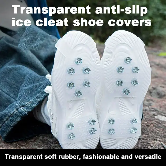 Couvre-chaussures antidérapants à griffes de glace, crampons de bottes de neige glacée d'extérieur p