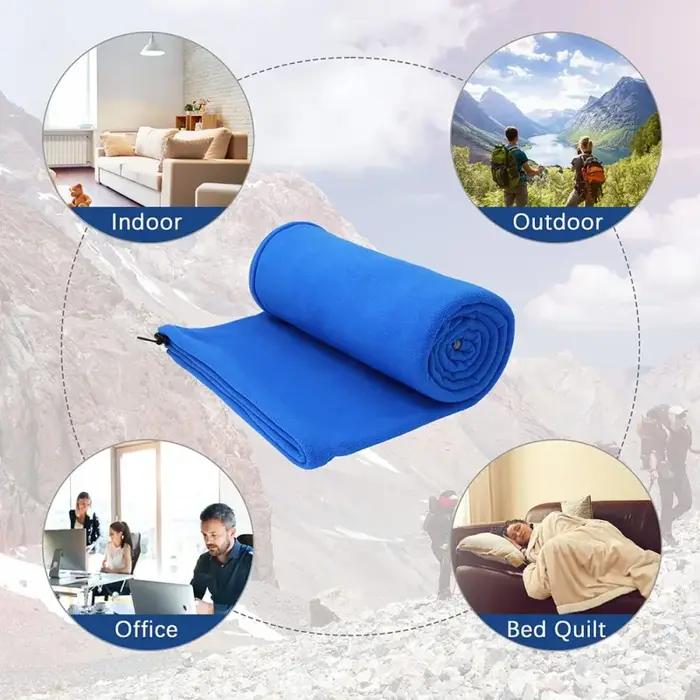 Sac de couchage en polaire pour l'extérieur