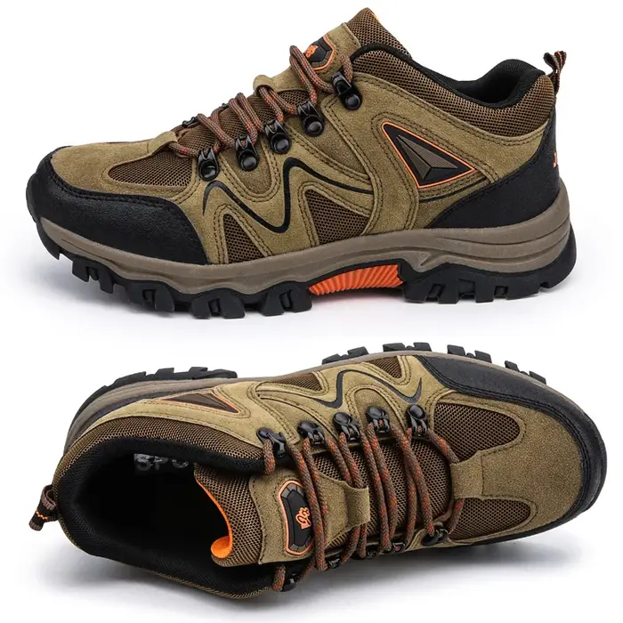 Nouvelles chaussures de randonnée pour hommes respirant à lacets Trekking mâle léger amorti en plein air escalade