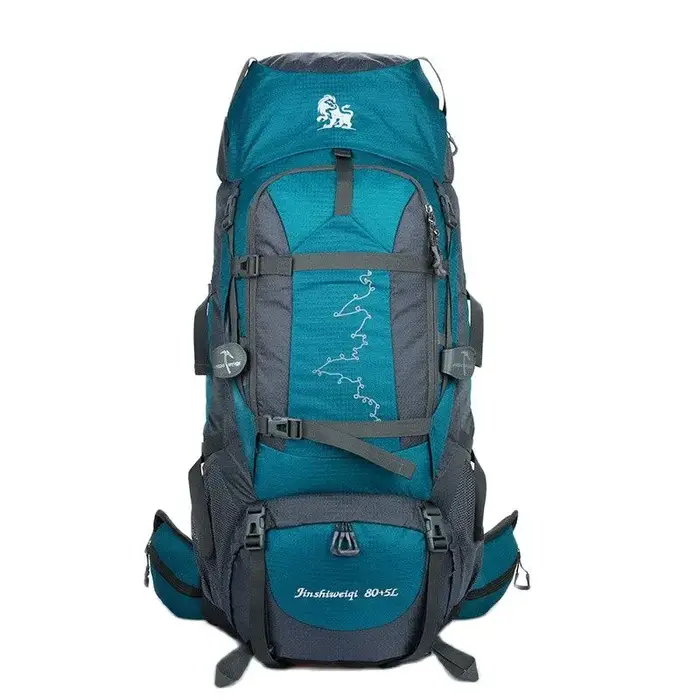 Nouveau Grand sac à dos de tente pratique extérieure 80L avec cadre en métal sac à dos de Camping de sport de voyage