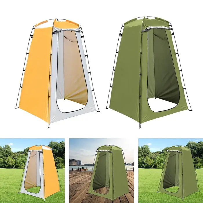Tente de Douche Mobile et Toilettes Portables pour 1 Personne – Abri Imperméable et Portable pour Randonnée
