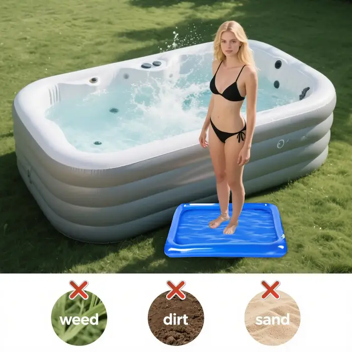 Bain de pieds gonflable portable pour enfants