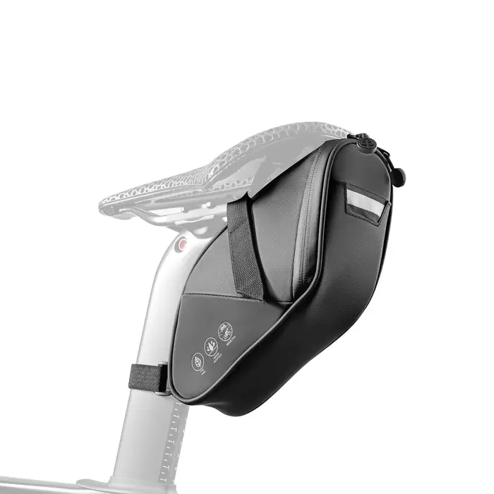 Sac de selle de vélo étanche, sac de rangement sous le siège arrière de vélo, poche pour bouteille d