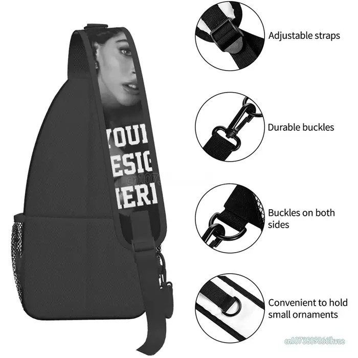Sac à bandoulière personnalisé multi-usages, sac à dos à bandoulière personnalisé, sac de poitrine de randonnée de voyage