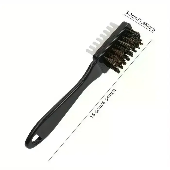 Kit de brosse de nettoyage pour chaussures 2 en 1 à double extrémité avec gomme - Plastique durable pour bottes en daim