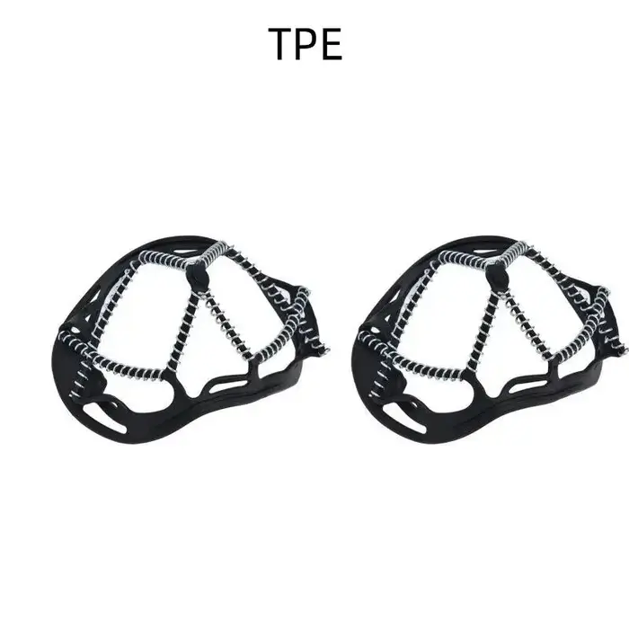 1 paire antidérapant glace neige pince couvre-chaussures Camping Sports de plein air couvre-chaussur